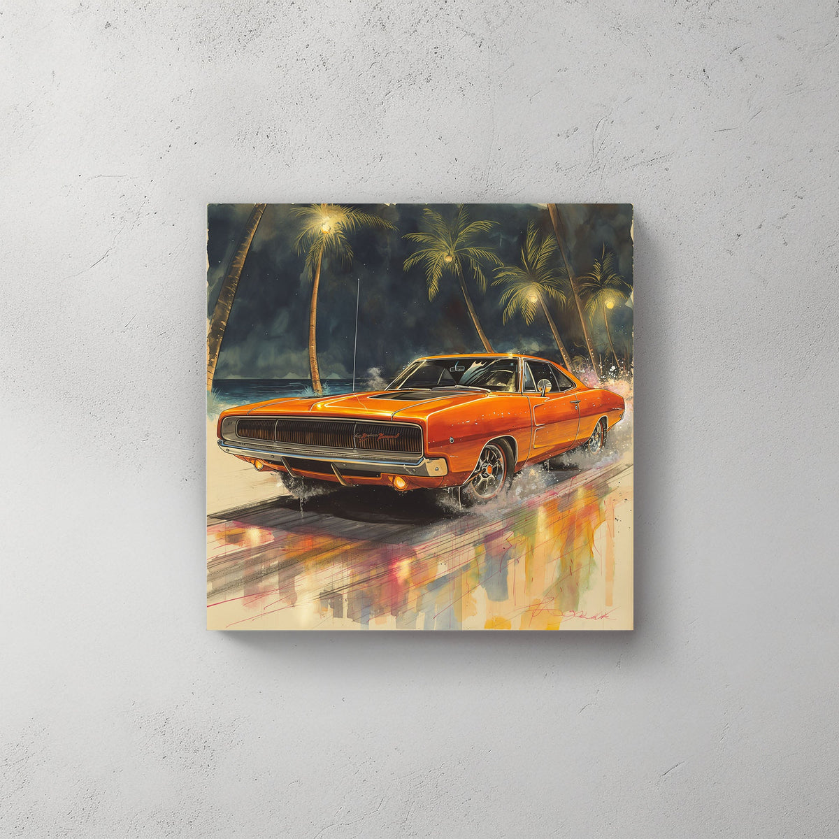 Road Runner #246 Canvas Wall Art & Metal Prints