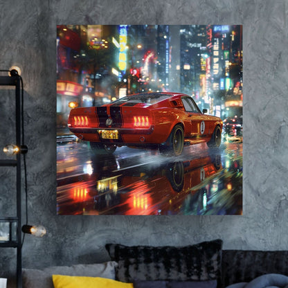 Black Stripes #252 Canvas Wall Art & Metal Prints