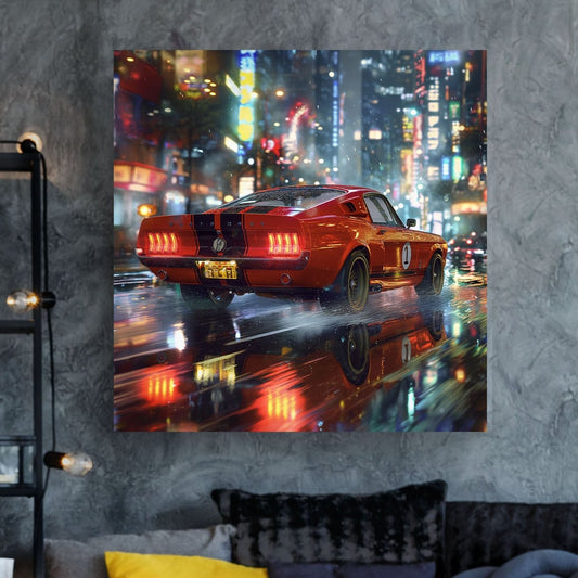 Black Stripes #252 Canvas Wall Art & Metal Prints