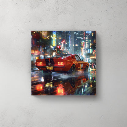 Black Stripes #252 Canvas Wall Art & Metal Prints