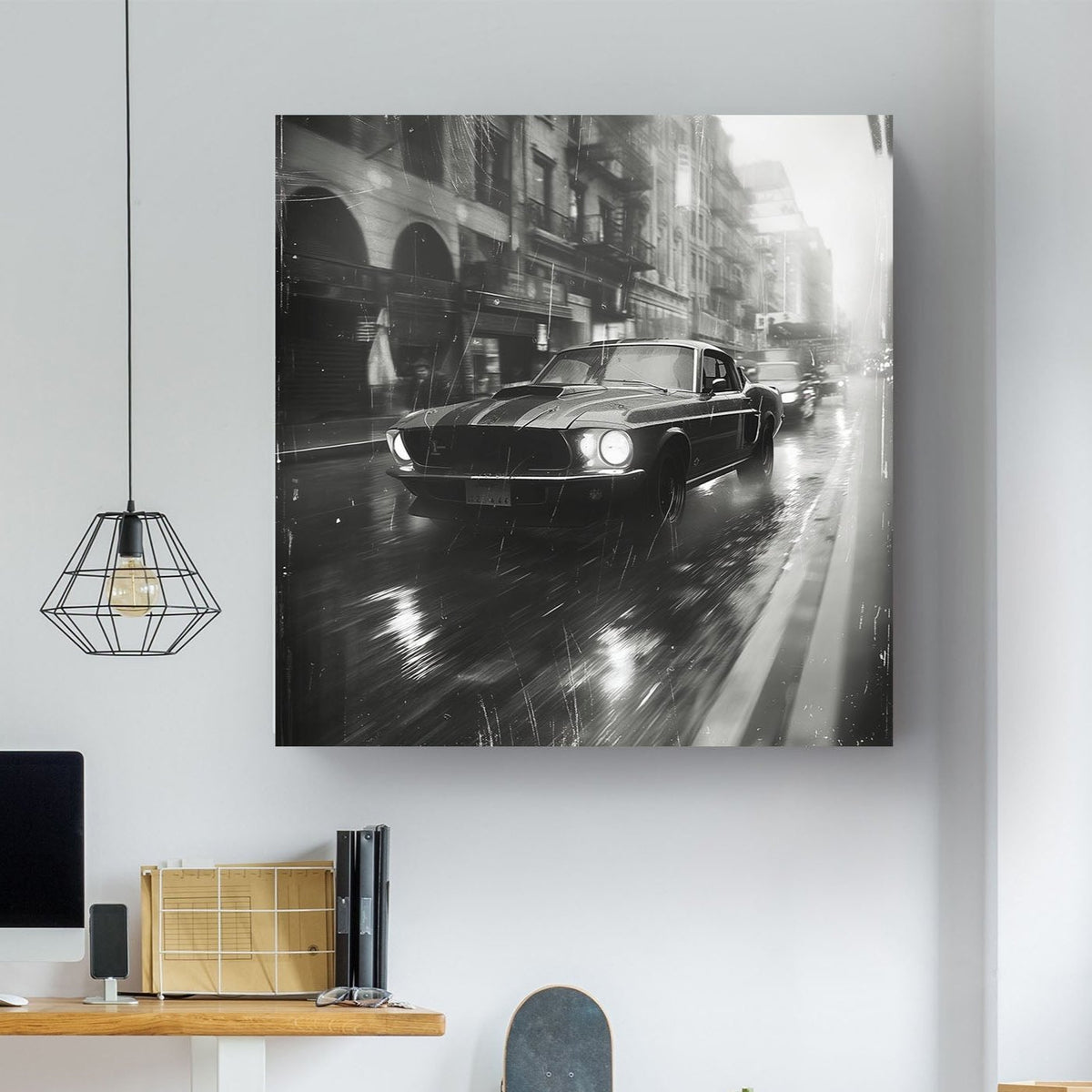 Black & White #255 Canvas Wall Art & Metal Prints
