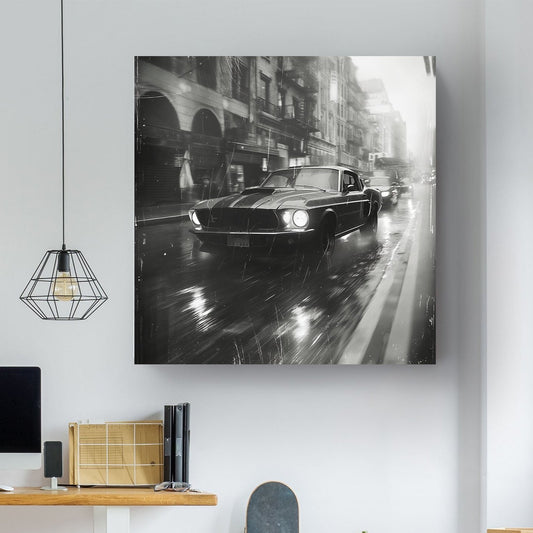 Black & White #255 Canvas Wall Art & Metal Prints