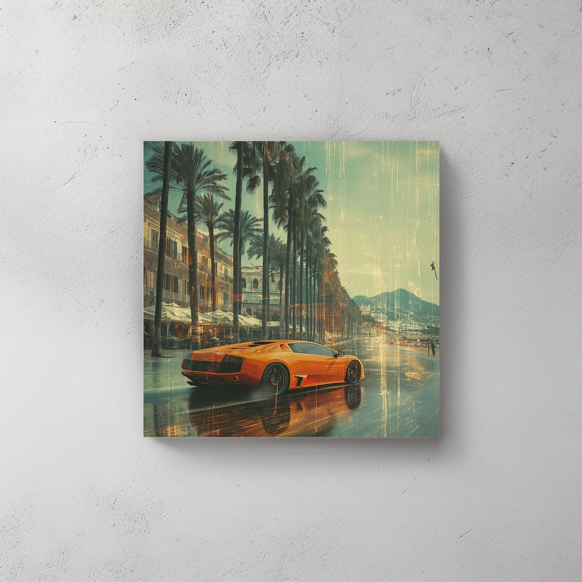 Palm Trees #266 Canvas Wall Art & Metal Prints
