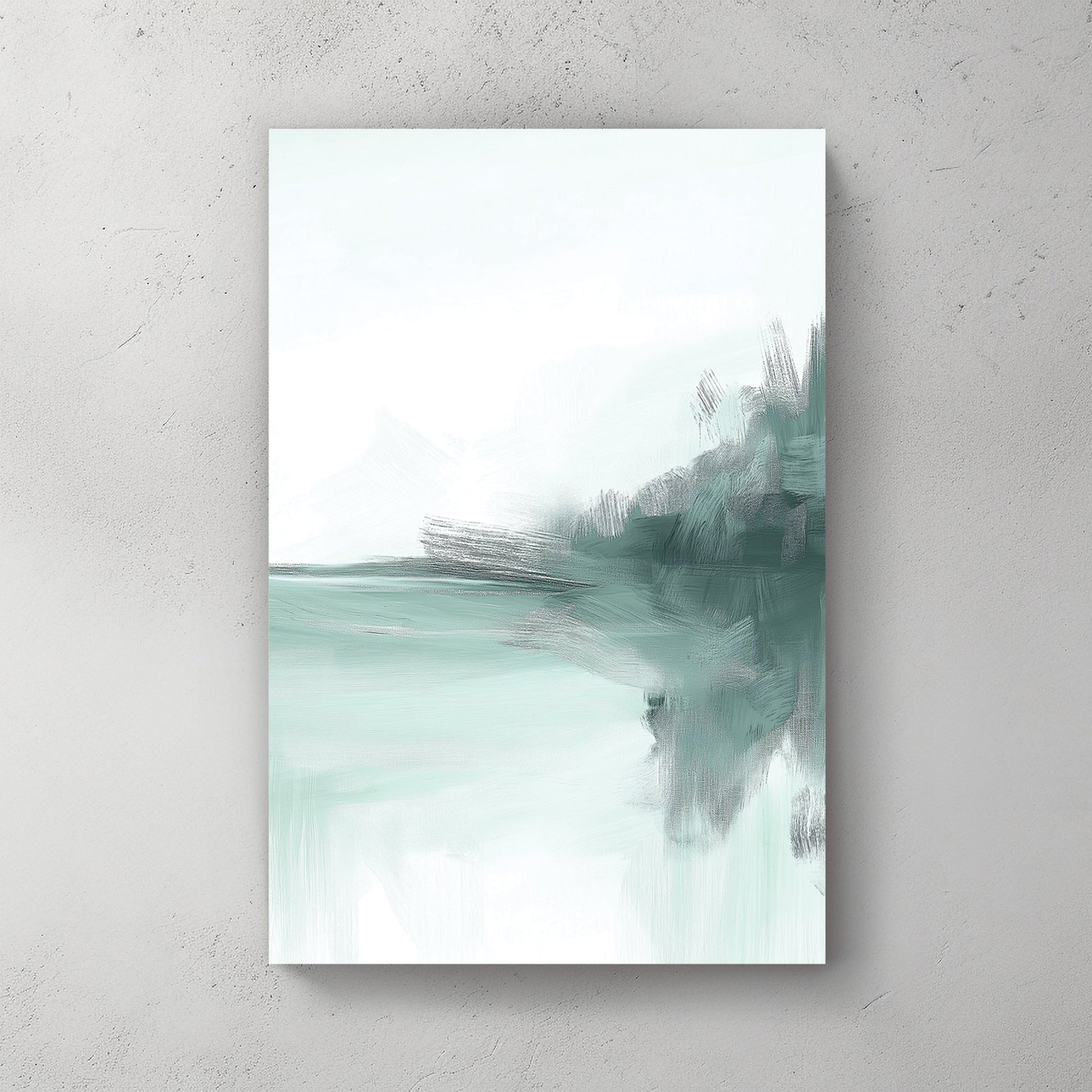 tranquil abstract landscape wall art