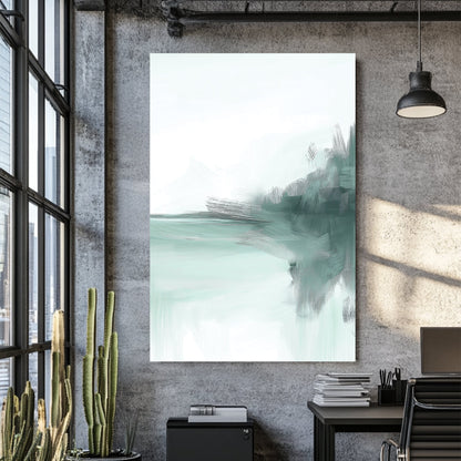 tranquil abstract landscape wall art