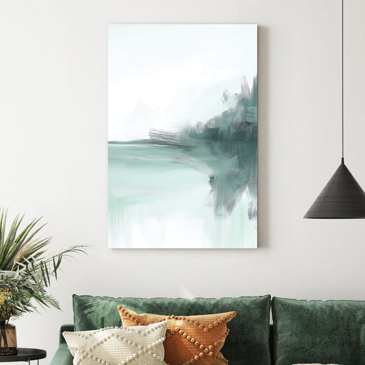 tranquil abstract landscape wall art