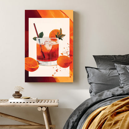 citrus cocktail wall art