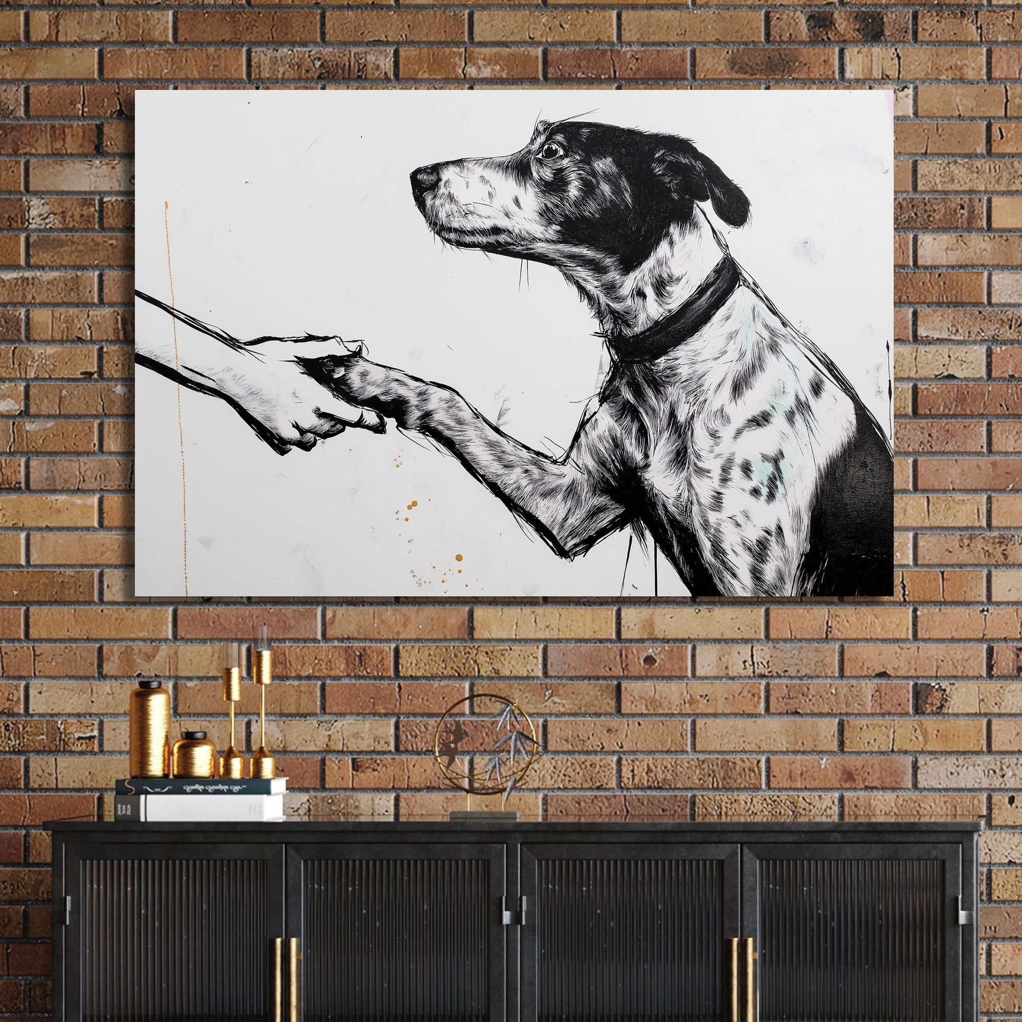 Loyal Handshake Wall Art Print on Canvas & Metal – ItzArt.ca