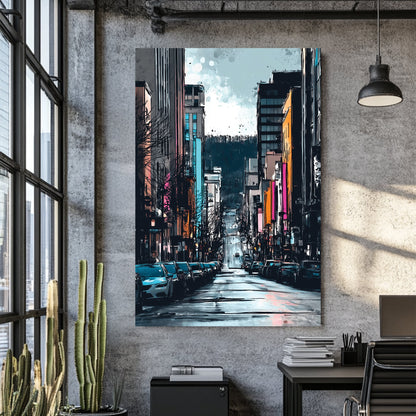 montreal city street wall art