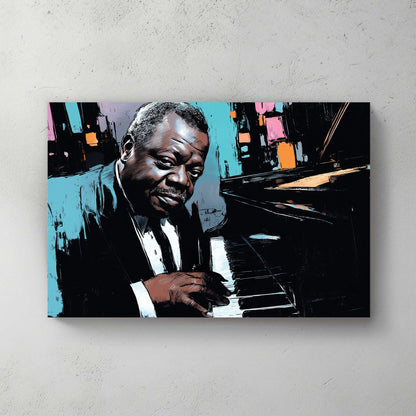 oscar peterson piano jazz wall art