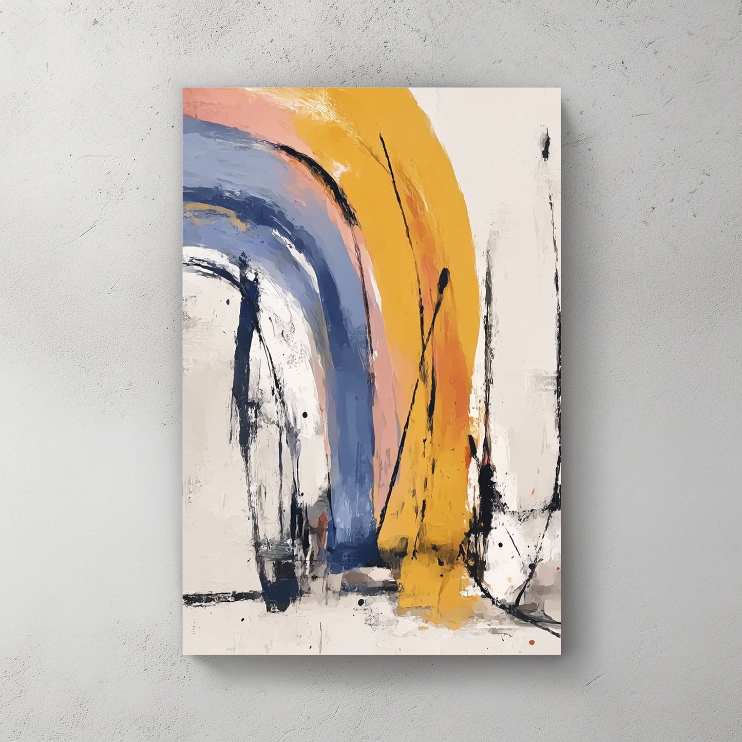 sunset arches abstract wall art