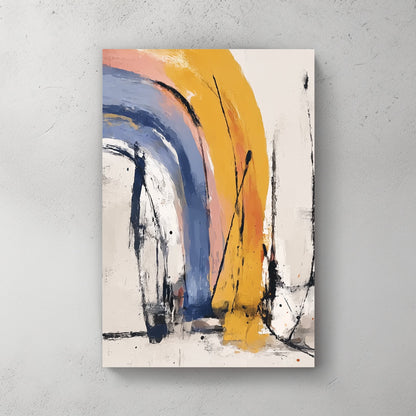 sunset arches abstract wall art