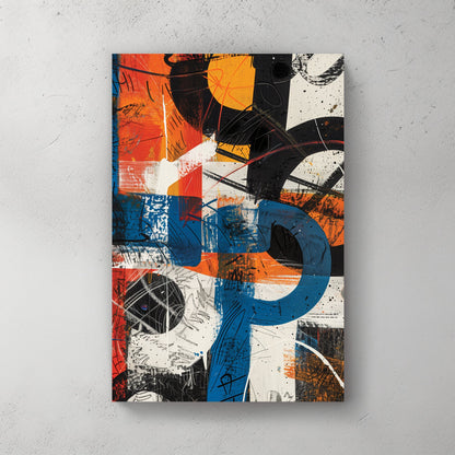 urban abstract graffiti wall art