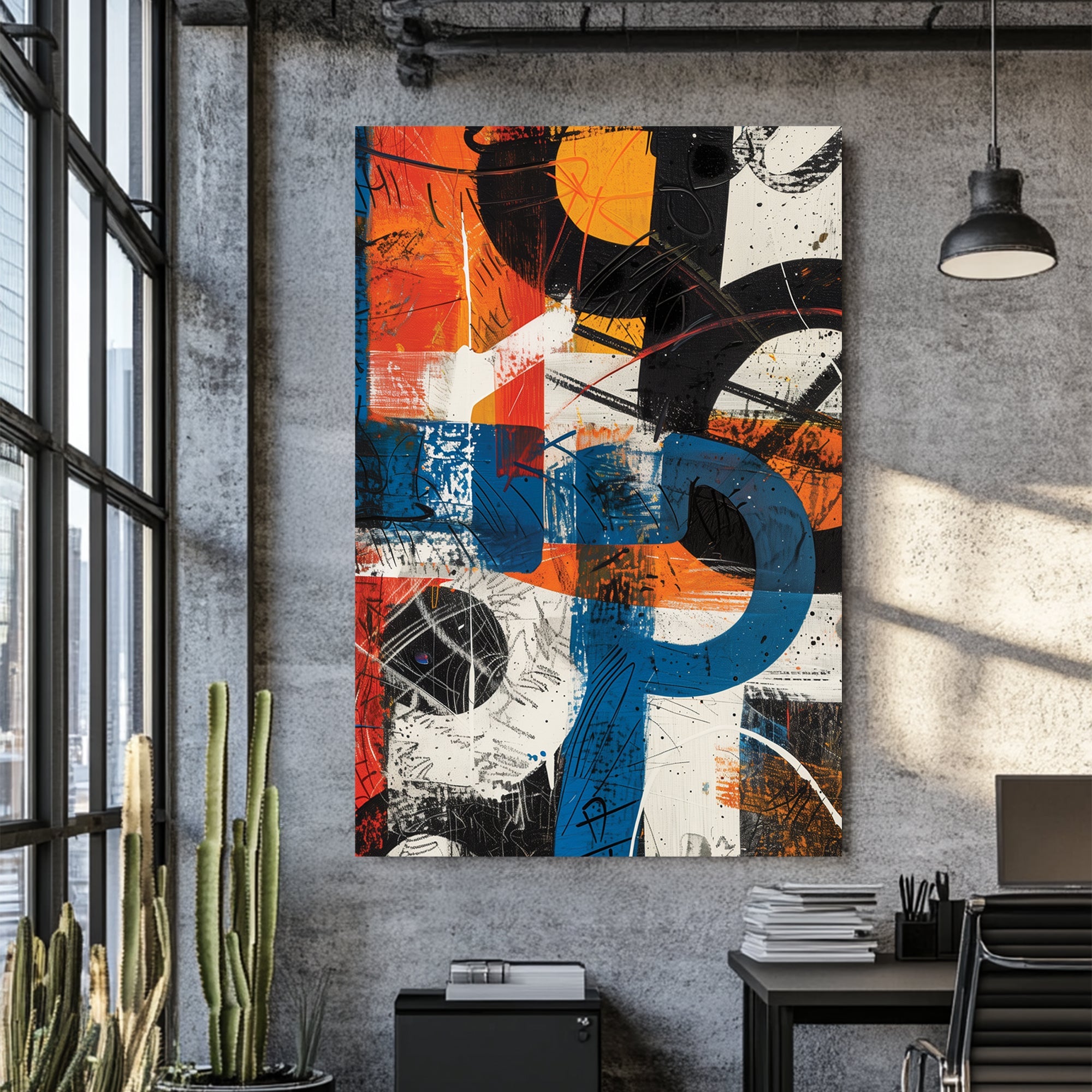 Urban Abstract Wall Art Print on Canvas & Metal – ItzArt.ca