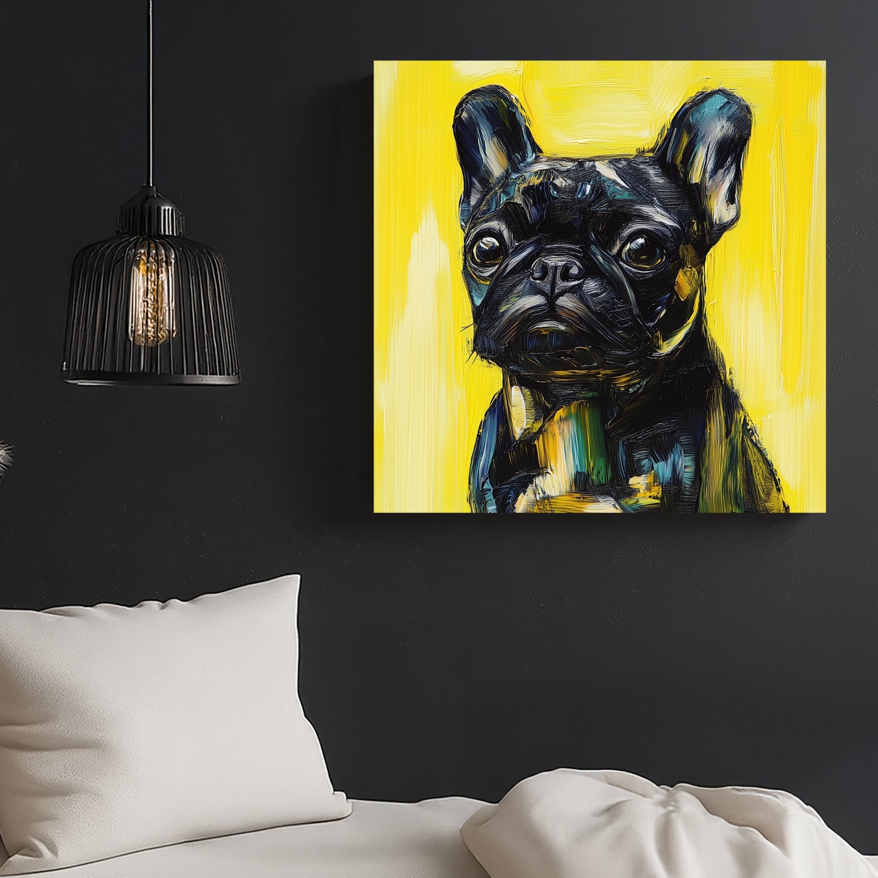 french bulldog pop art wall art