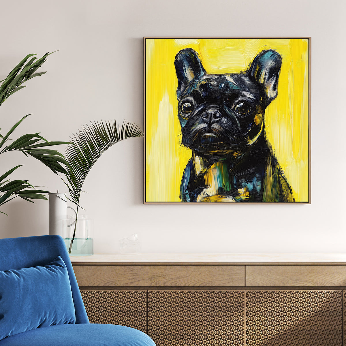 french bulldog pop art wall art