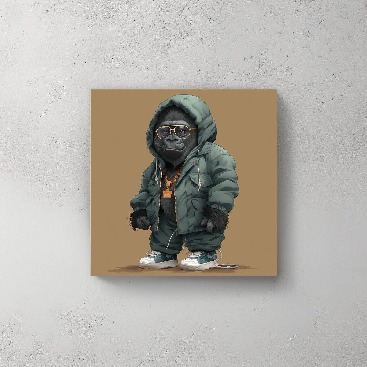 Gorilla Stylez #307 Canvas Wall Art & Metal Prints