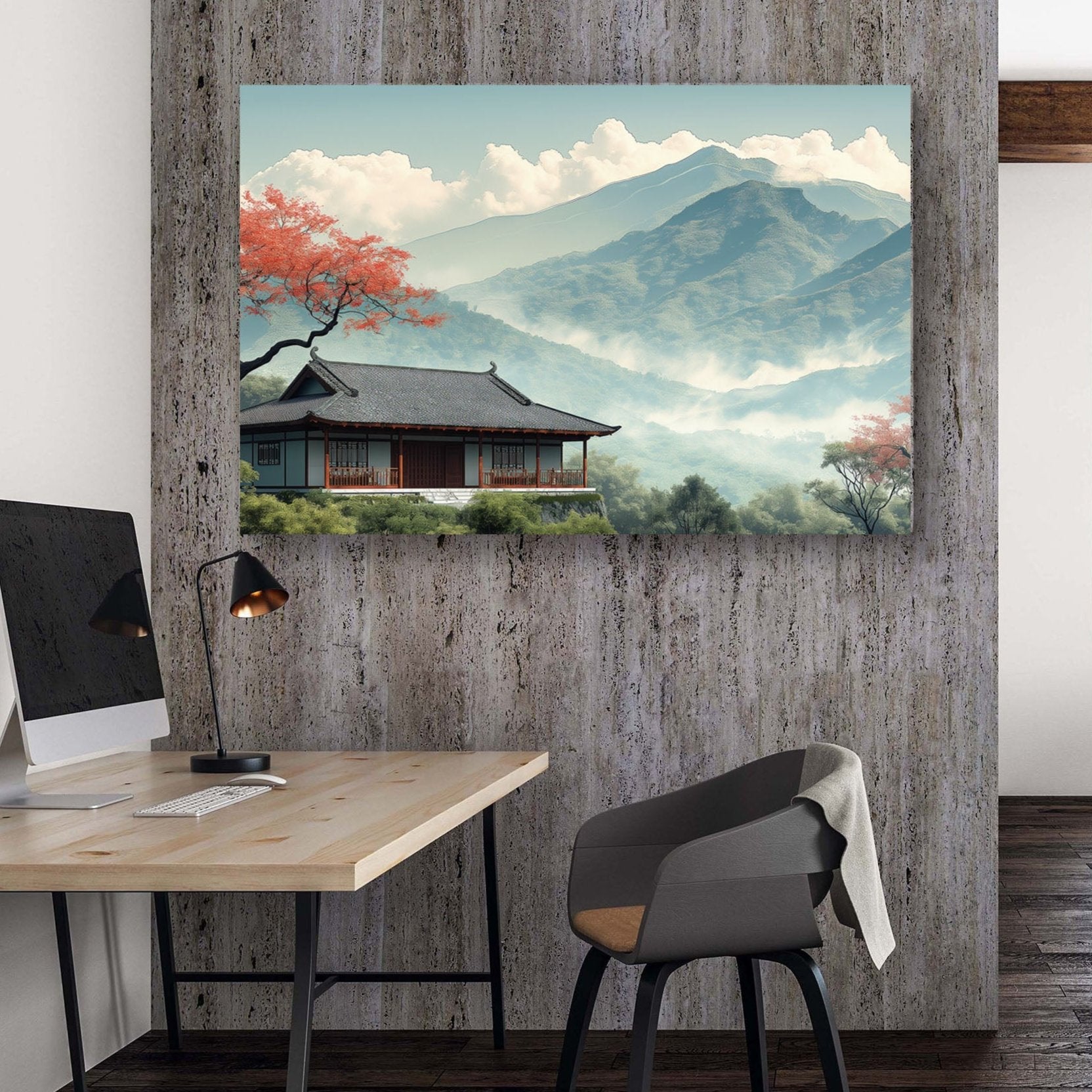 Clear Mountains #319 Canvas Wall Art & Metal Prints