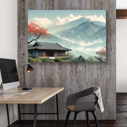 Clear Mountains #319 Canvas Wall Art & Metal Prints