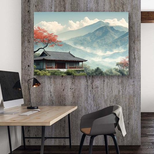 Clear Mountains #319 Canvas Wall Art & Metal Prints