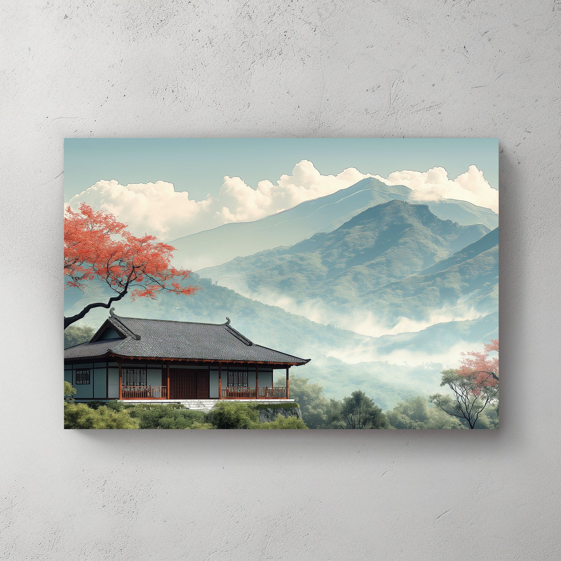 Clear Mountains #319 Canvas Wall Art & Metal Prints
