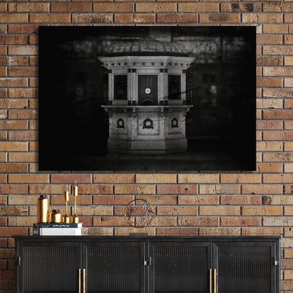 vintage box office Elgin and Winter Garden Theatre Toronto black and white photo