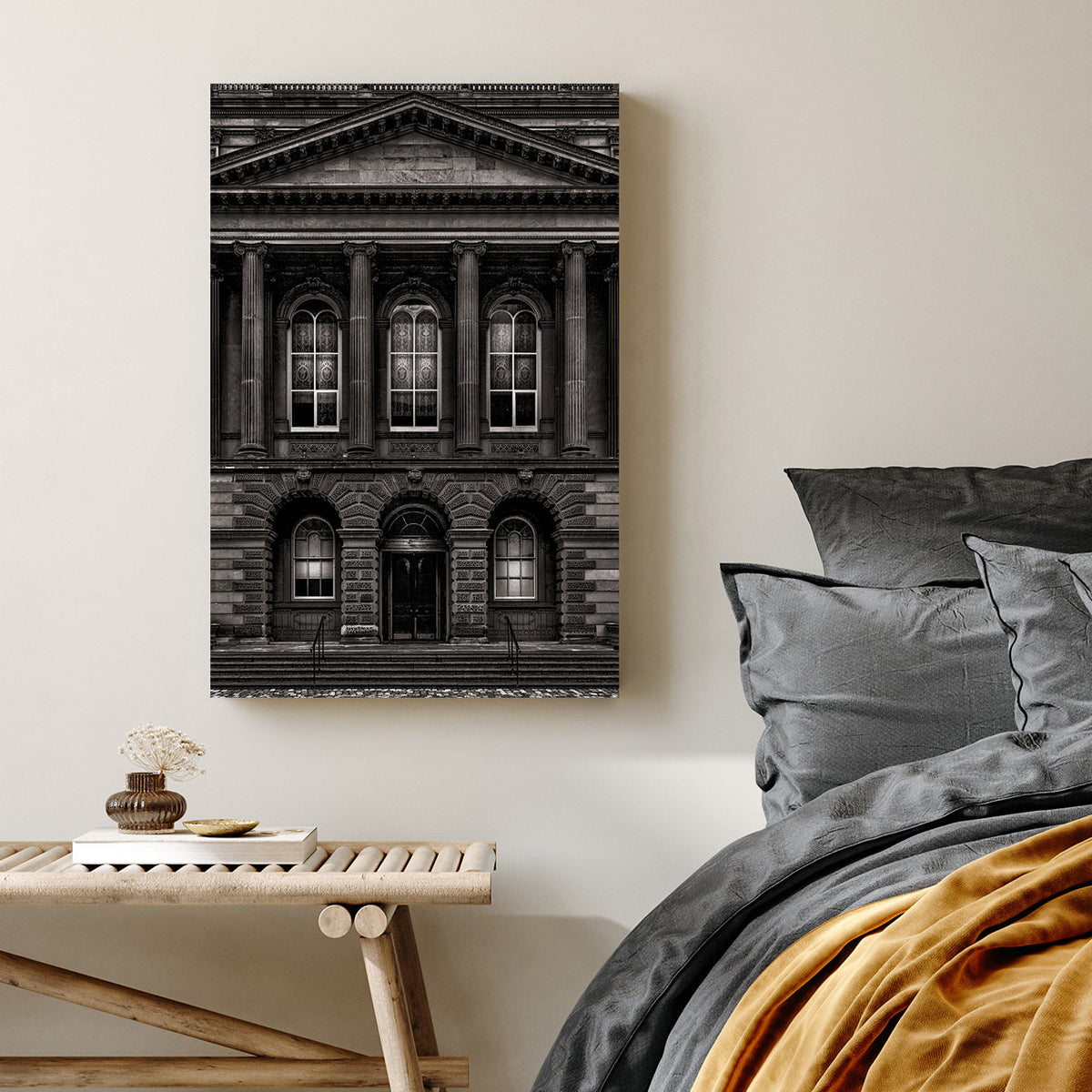 historic architecture osgoode hall black and white wall art