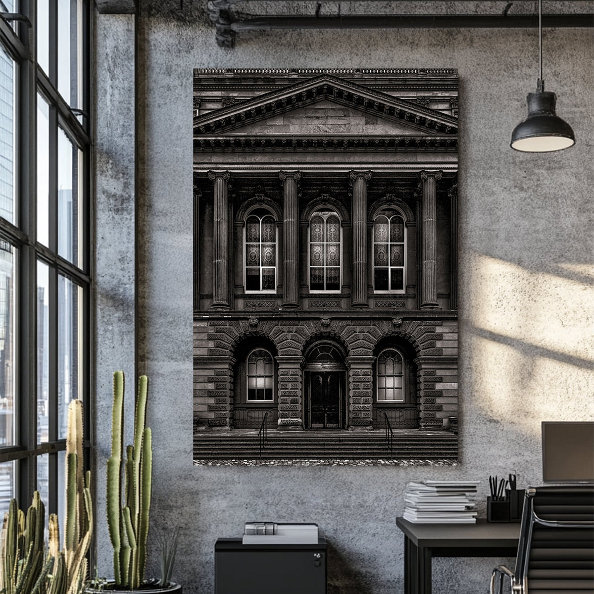 historic architecture osgoode hall black and white wall art