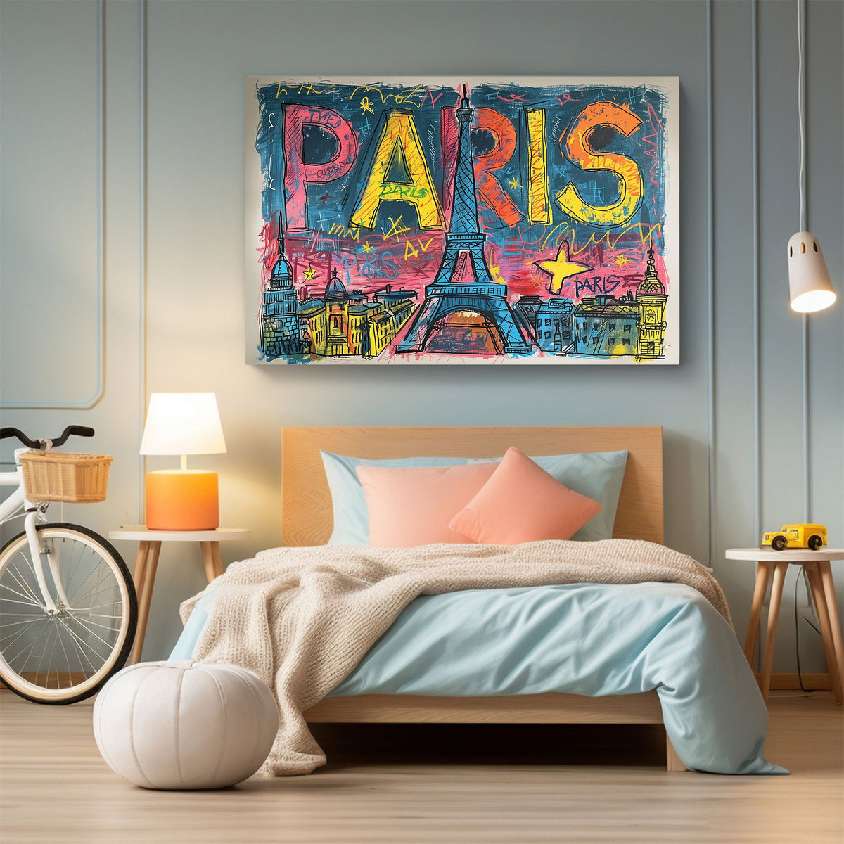 Paris Eiffel Graffiti #338