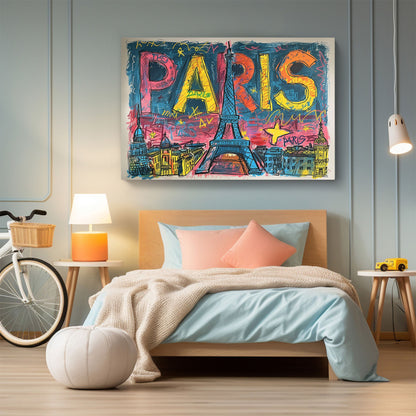 Paris Eiffel Graffiti #338