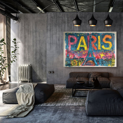 Paris Eiffel Graffiti #338