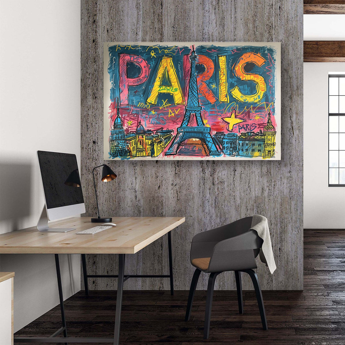 Paris Eiffel Graffiti #338