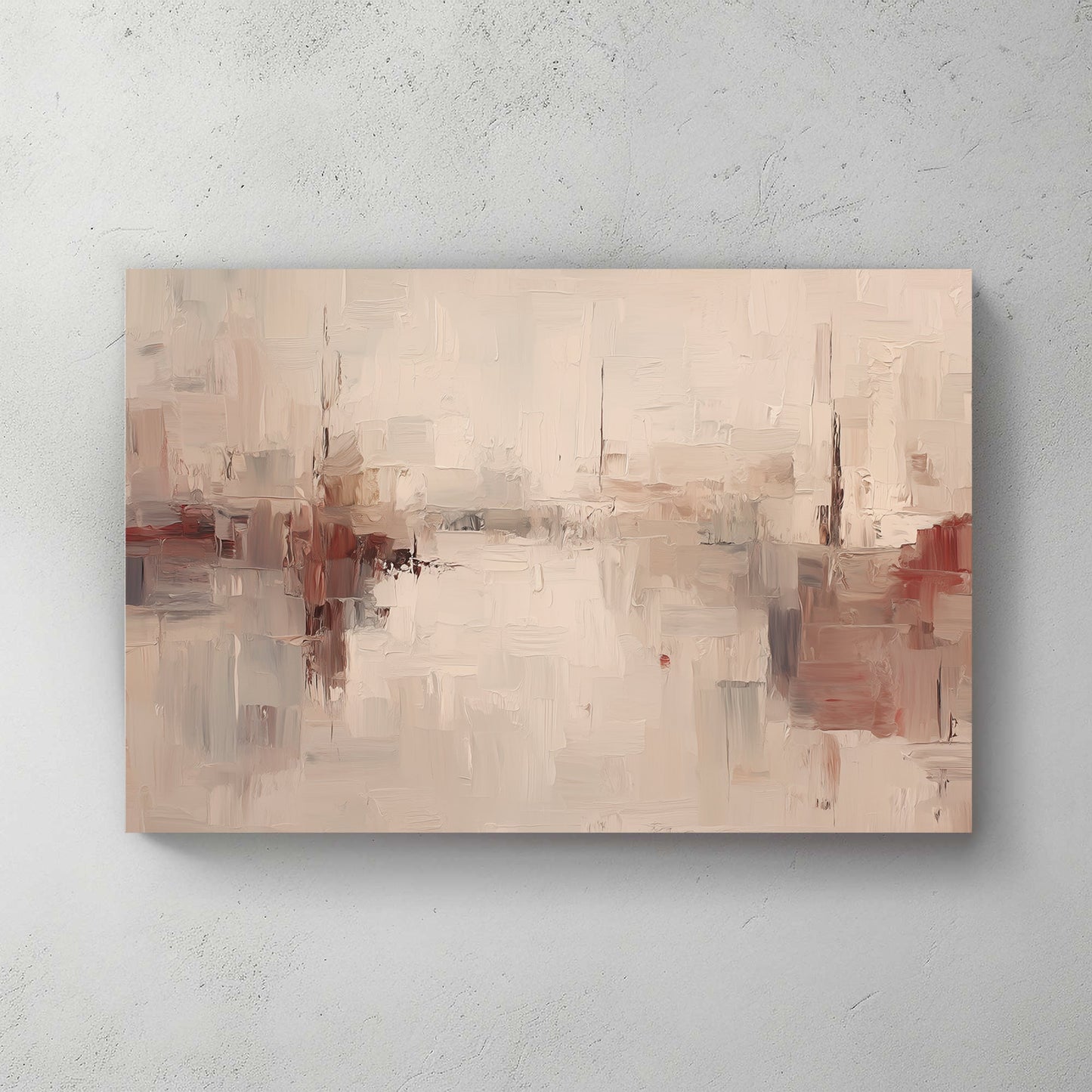 neutral abstract textured wall art canvas print