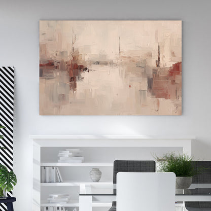 neutral abstract textured wall art canvas print