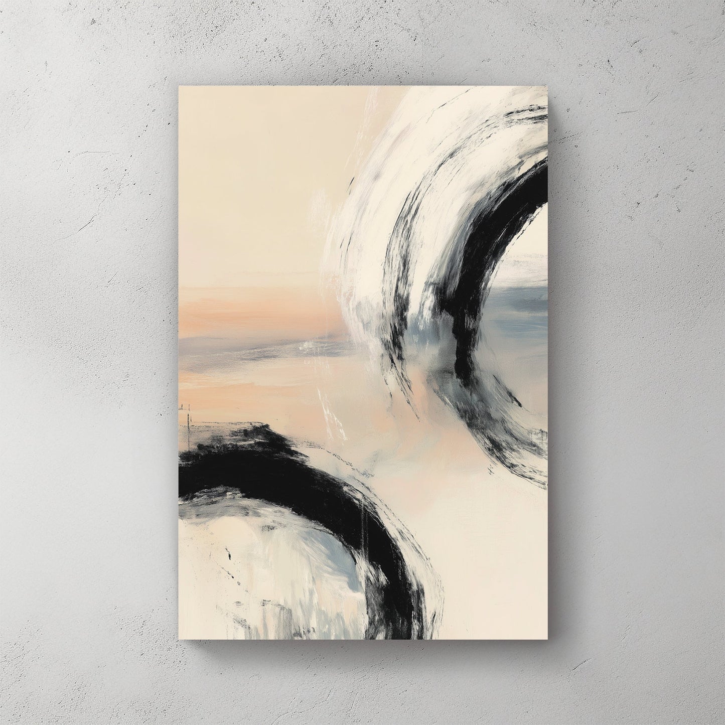 abstract modern brushstroke wall art print