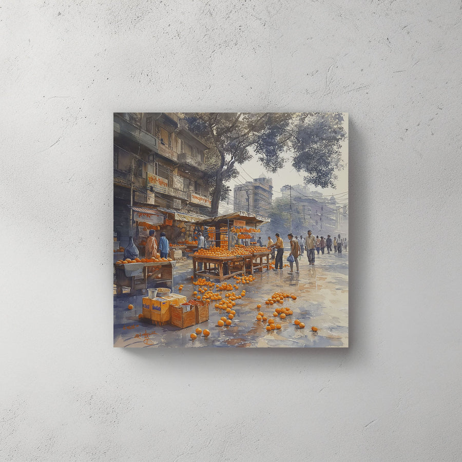 Mumbai #345 Canvas Wall Art & Metal Prints