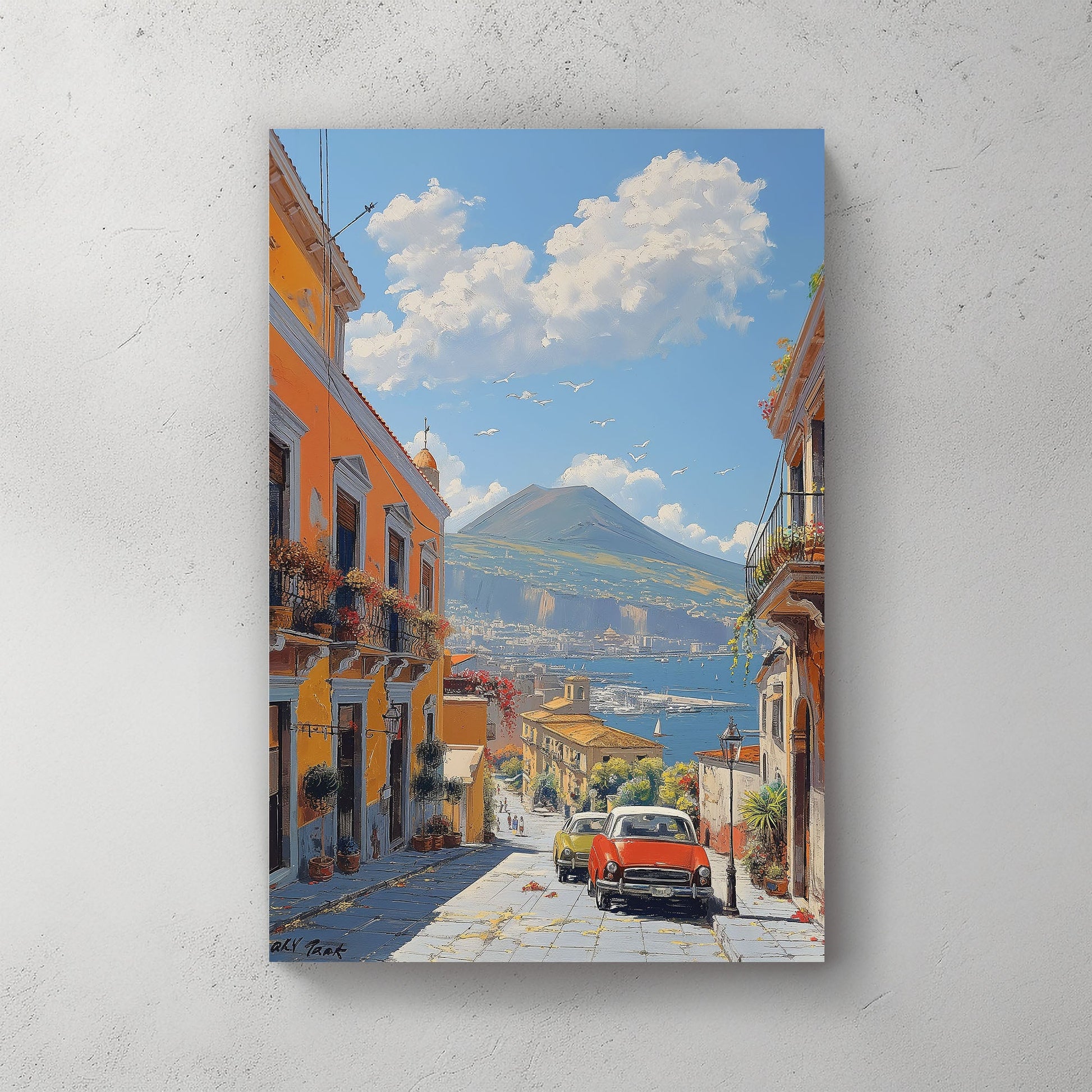 Naples Views #348 Canvas Wall Art & Metal Prints