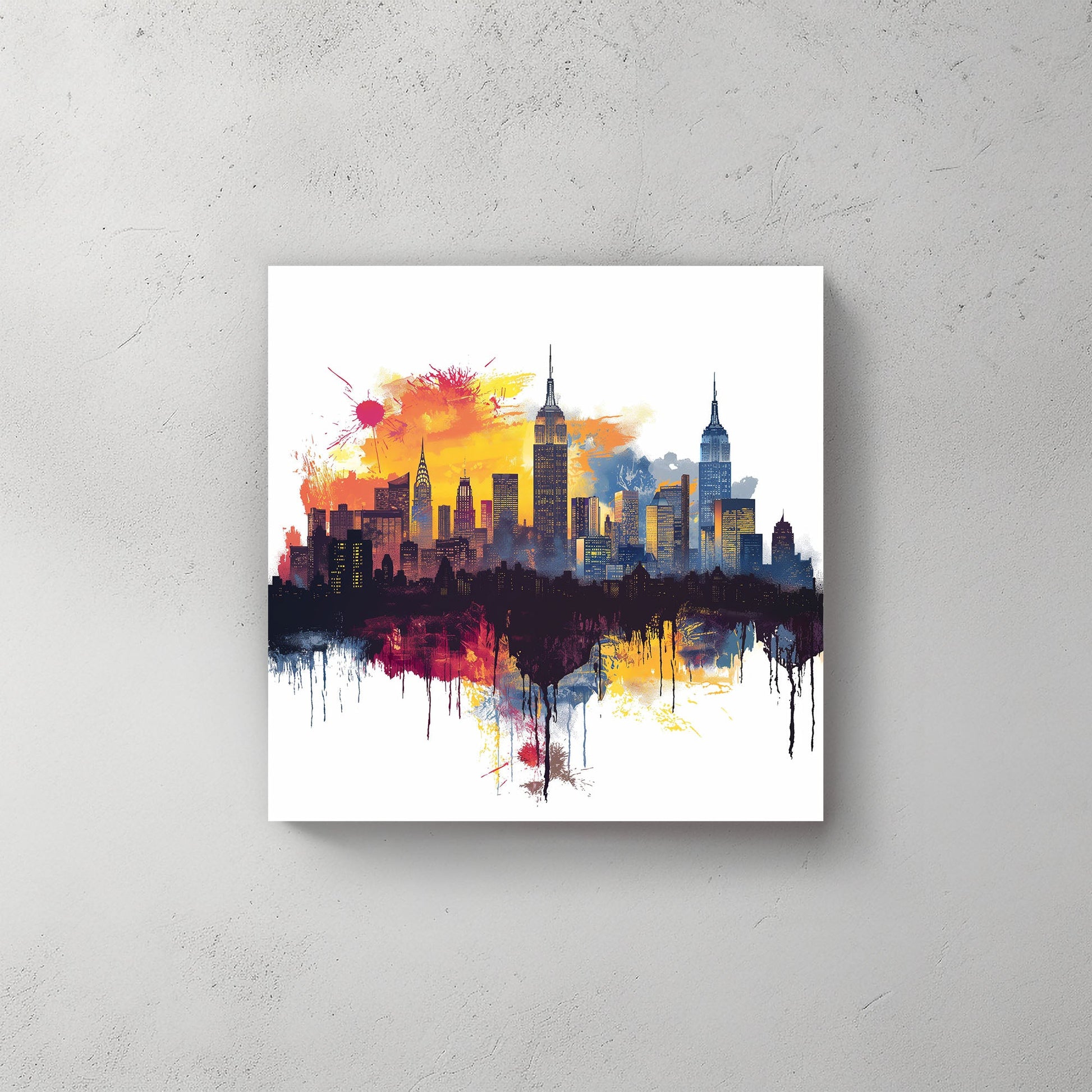 NY Graffiti #350 Canvas Wall Art & Metal Prints