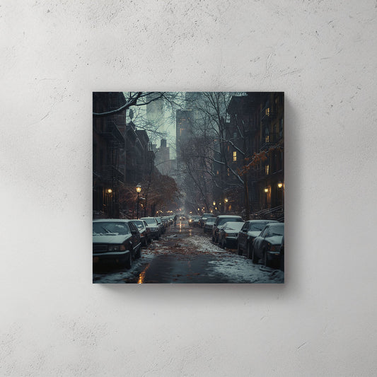 Gotham Nights #352 Canvas Wall Art & Metal Prints
