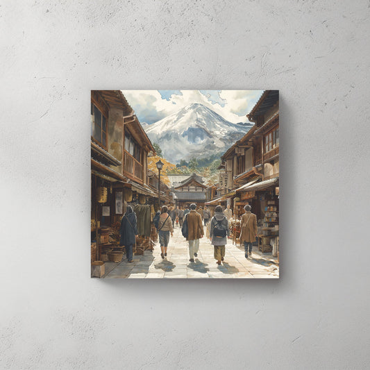 Old Tokyo #353 Canvas Wall Art & Metal Prints