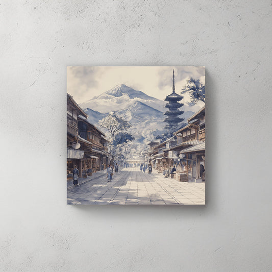 Tokyo Suburbs #355 Canvas Wall Art & Metal Prints