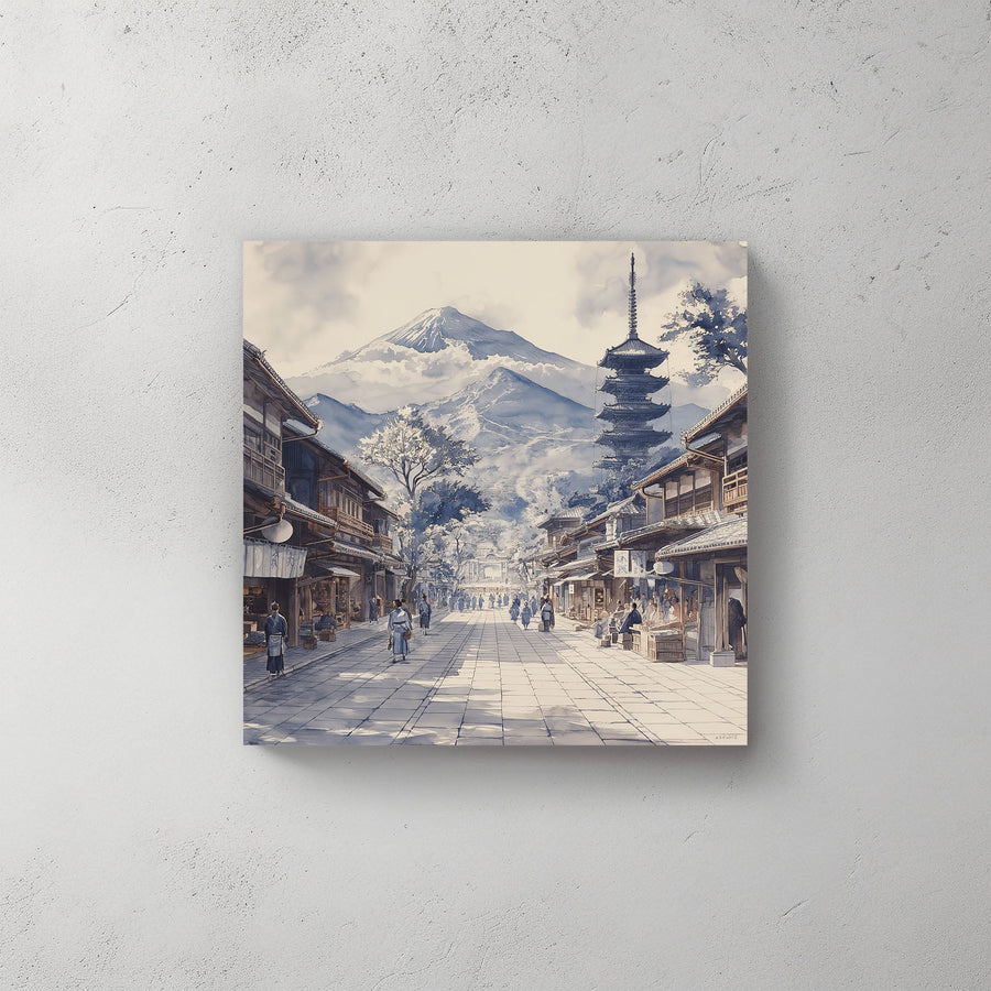 Tokyo Suburbs #355 Canvas Wall Art & Metal Prints