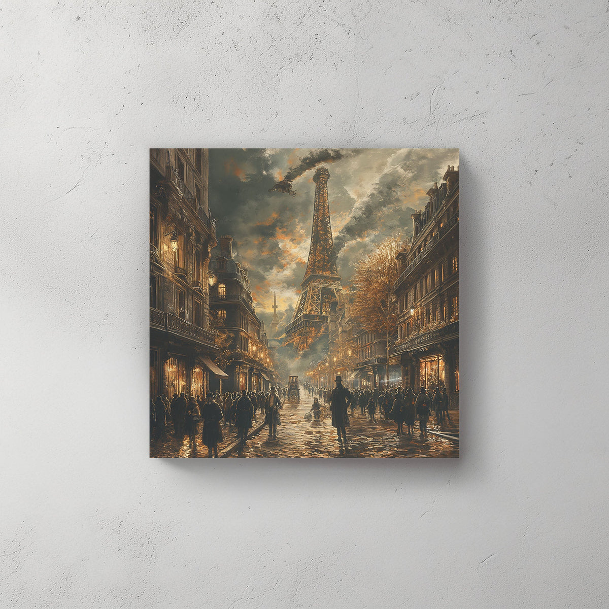 Paris Nights #365 Canvas Wall Art & Metal Prints