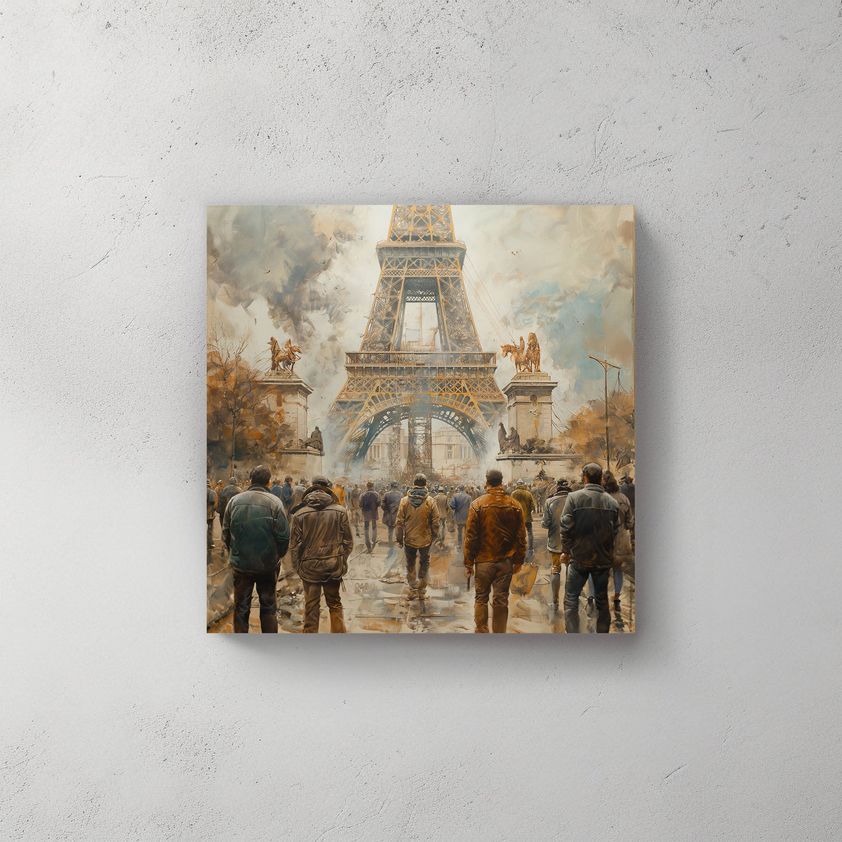 Paris #366 Canvas Wall Art & Metal Prints
