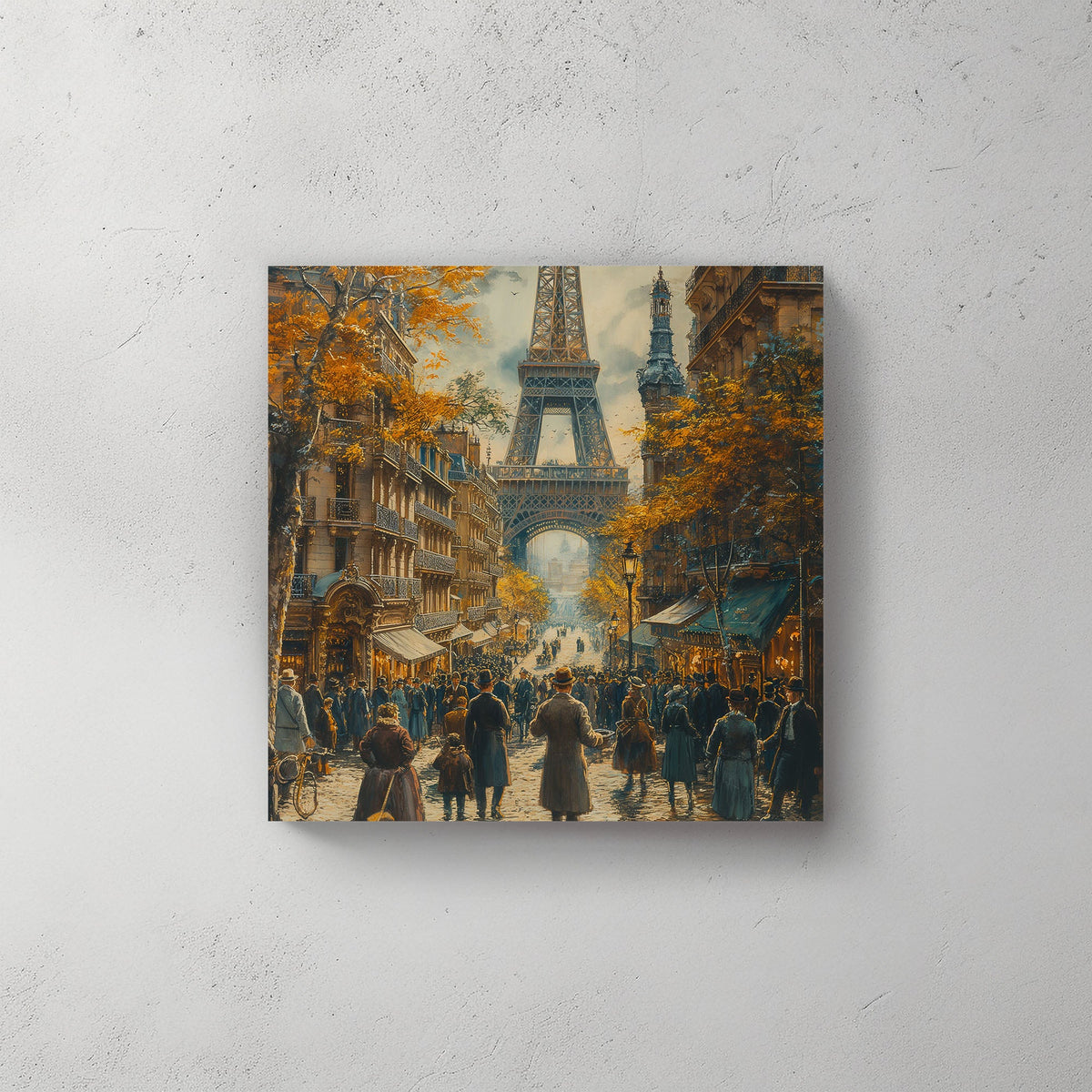 Eiffel Tower Views #367 Canvas Wall Art & Metal Prints