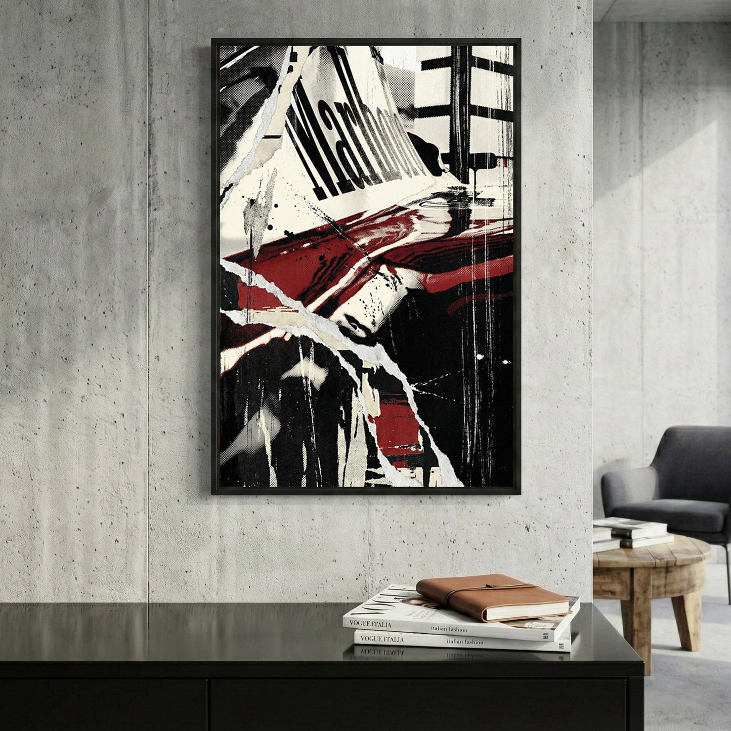 Vintage Ferrari F1 racing car graphic retro illustration