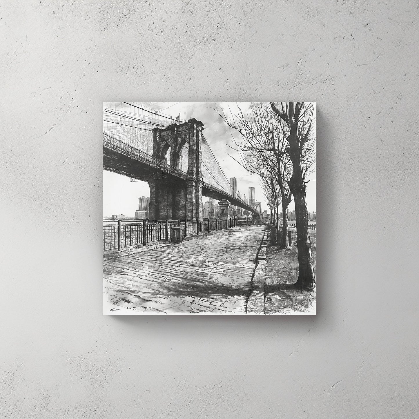 Brooklyn #370 Canvas Wall Art & Metal Prints