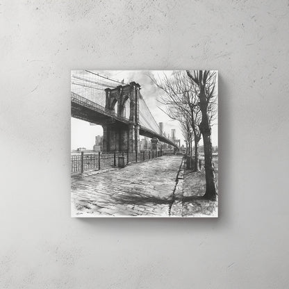 Brooklyn #370 Canvas Wall Art & Metal Prints