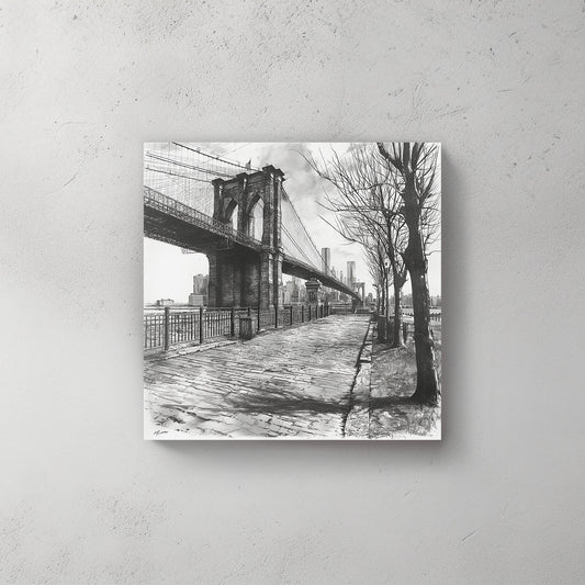 Brooklyn #370 Canvas Wall Art & Metal Prints