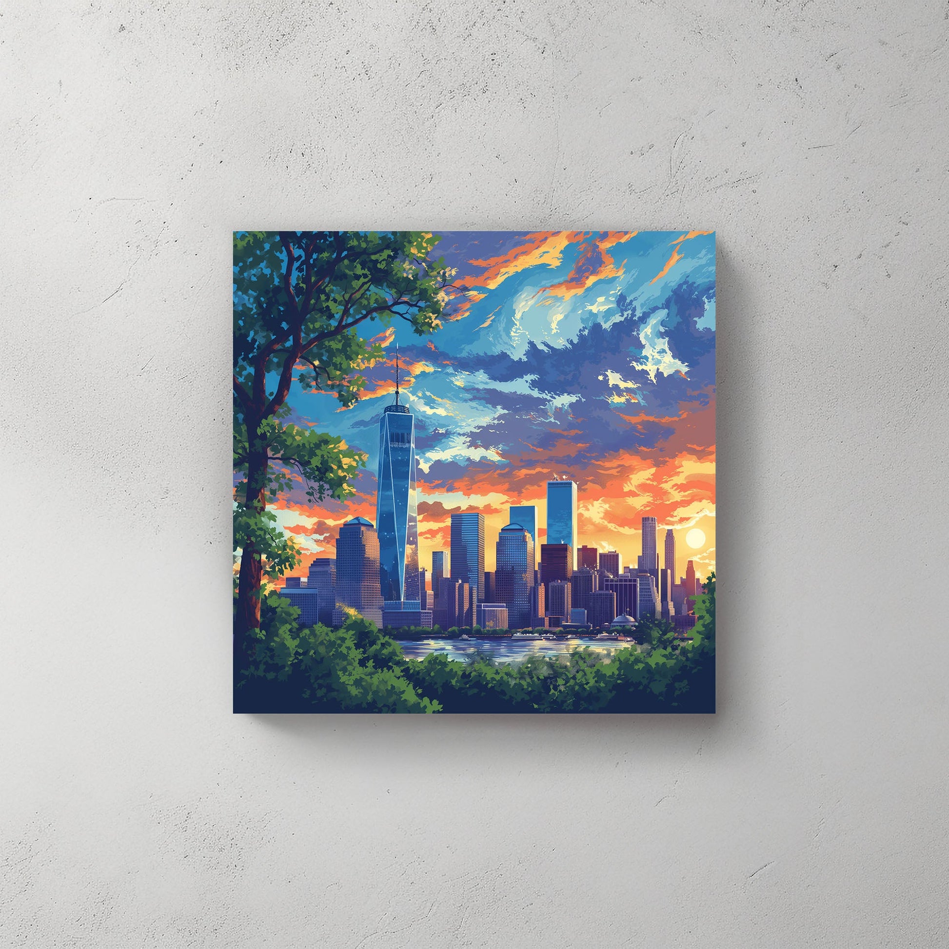 World Trade Center NY #373 Canvas Wall Art & Metal Prints